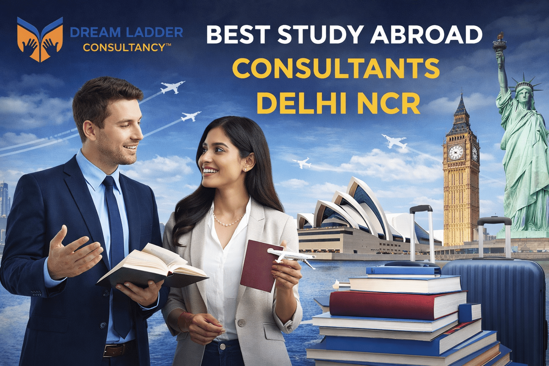 Why Dream Ladder Consultancy Is Among the Best Study Abroad Consultants Delhi NCR for Indian Students